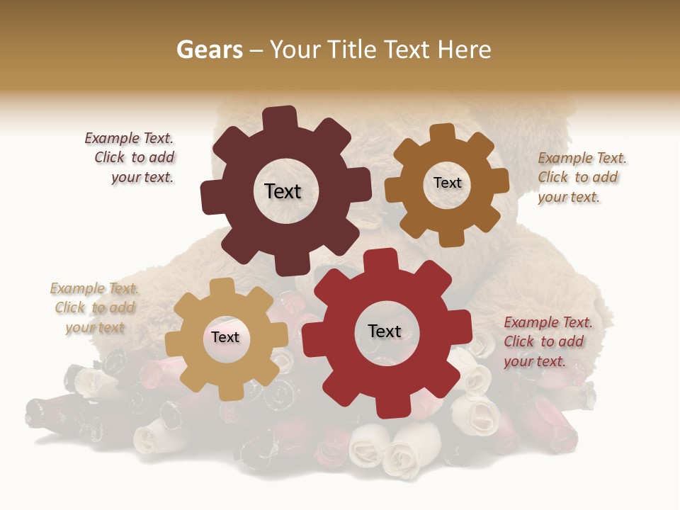 Rose Brown Toy PowerPoint Template