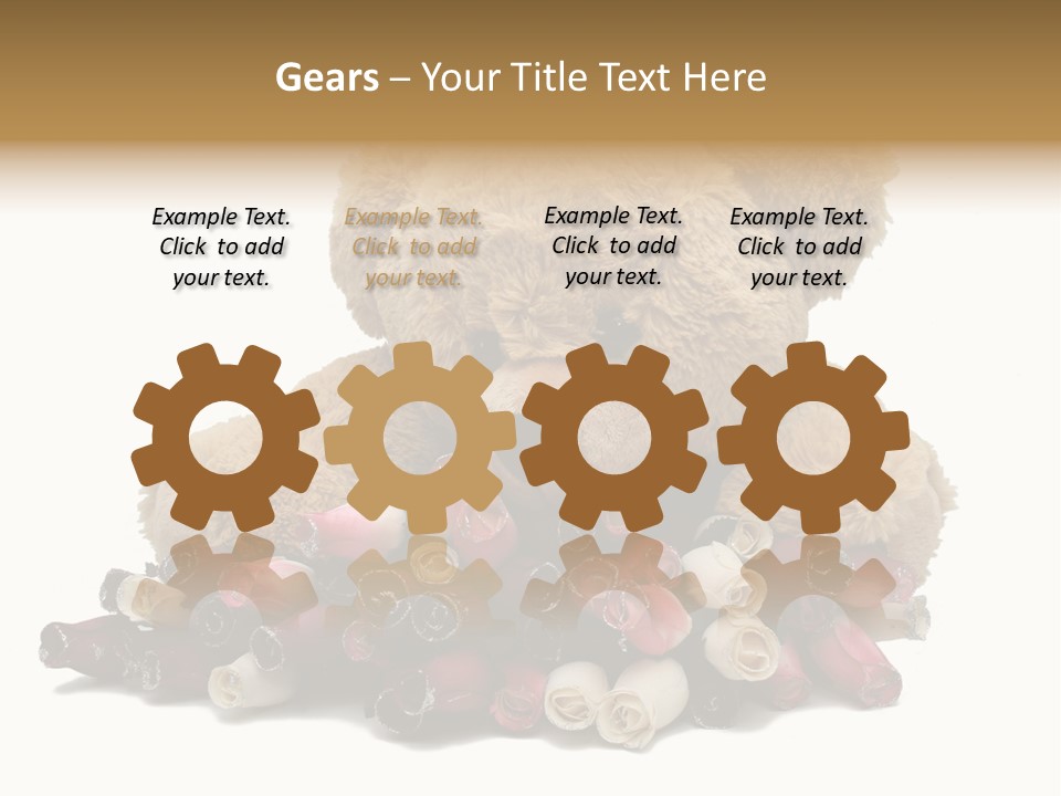Rose Brown Toy PowerPoint Template