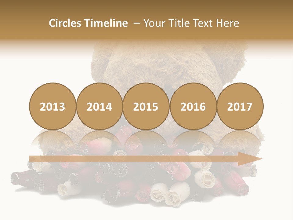 Rose Brown Toy PowerPoint Template