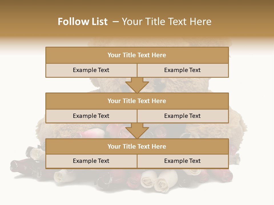 Rose Brown Toy PowerPoint Template