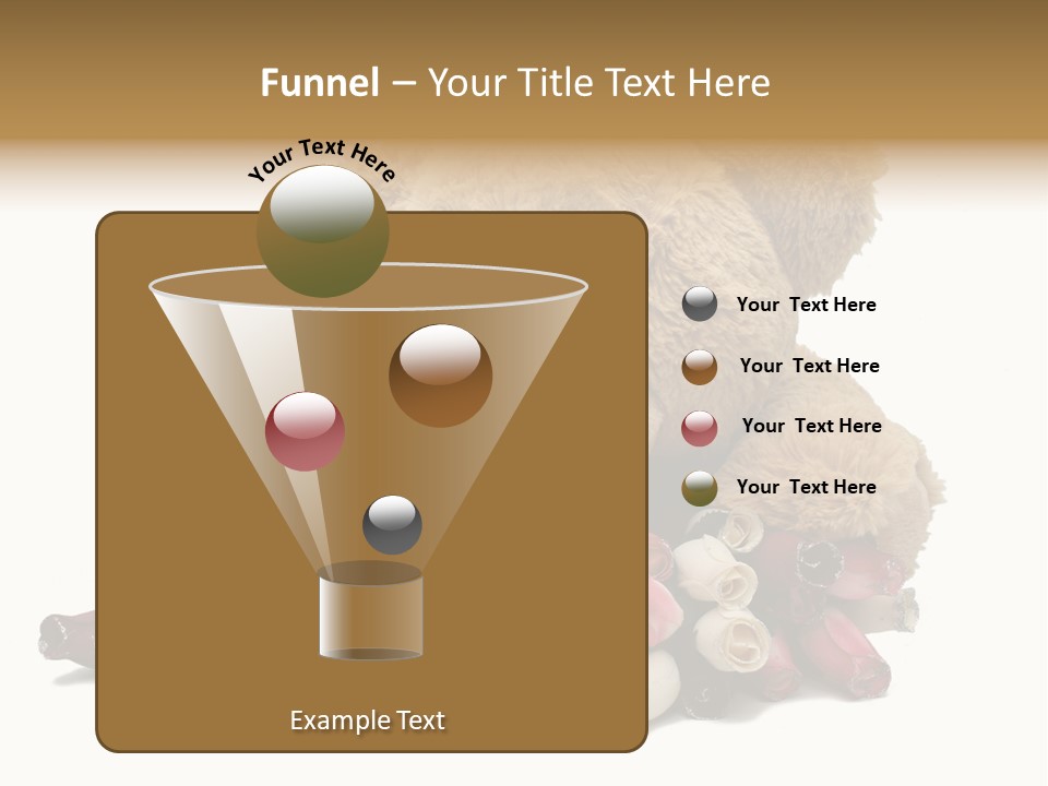 Rose Brown Toy PowerPoint Template