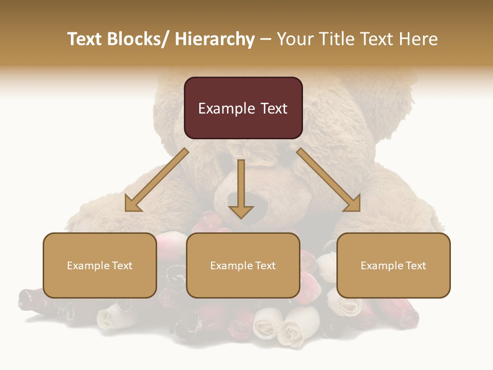 Rose Brown Toy PowerPoint Template
