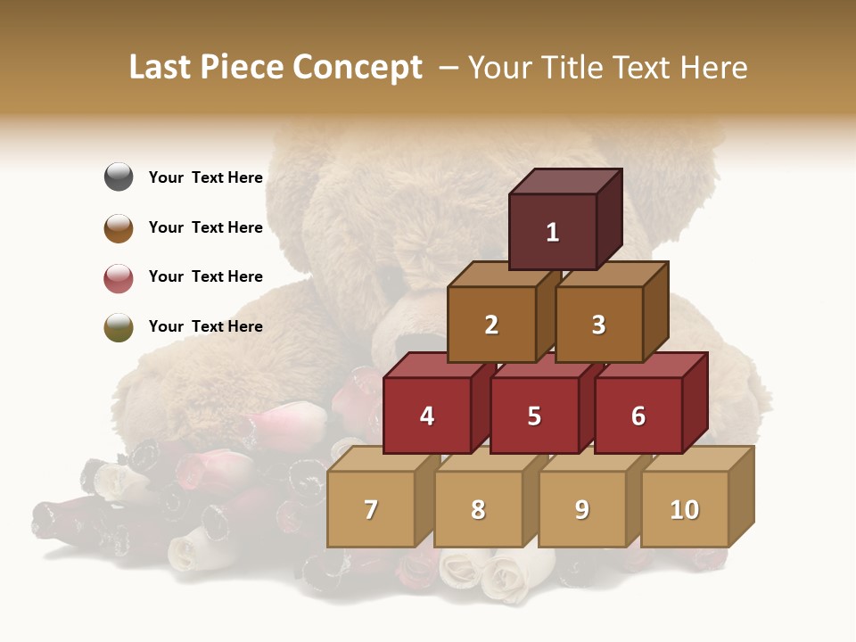 Rose Brown Toy PowerPoint Template