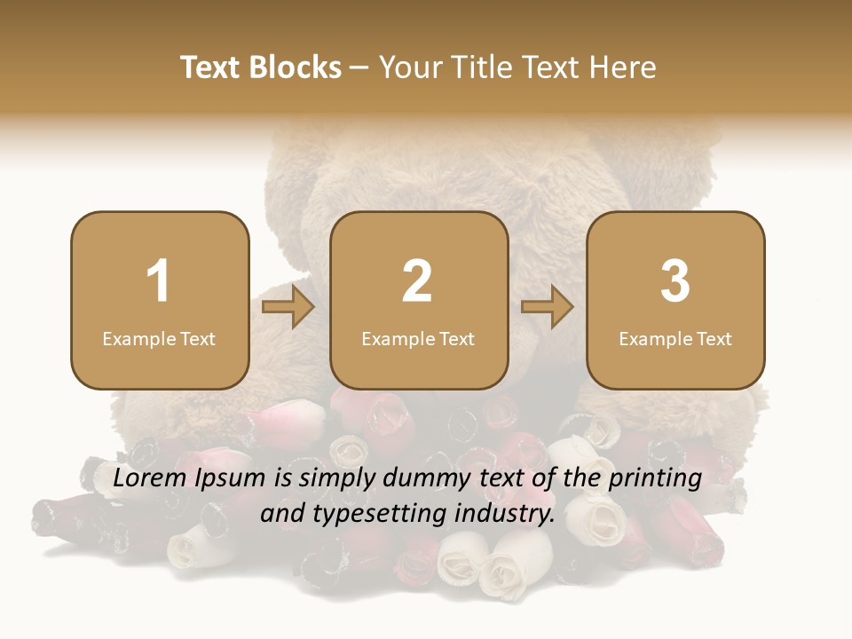 Rose Brown Toy PowerPoint Template