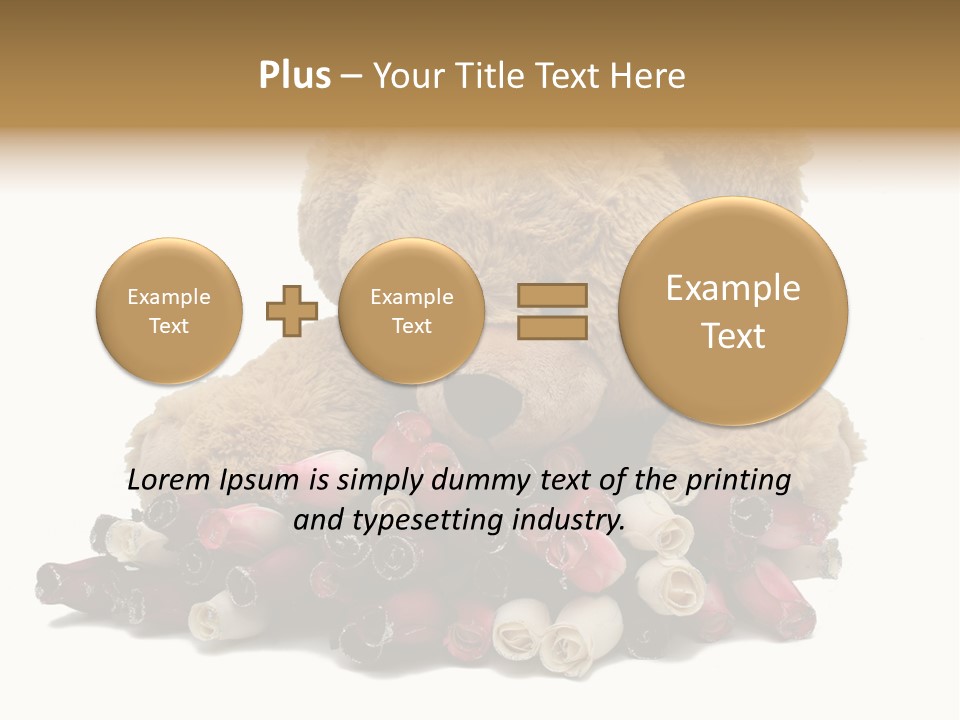 Rose Brown Toy PowerPoint Template