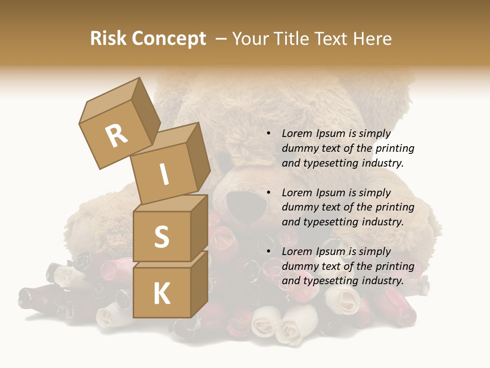 Rose Brown Toy PowerPoint Template