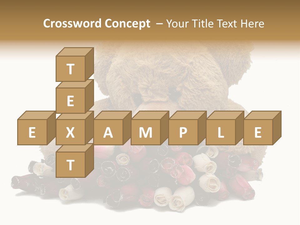 Rose Brown Toy PowerPoint Template