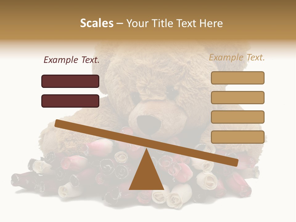 Rose Brown Toy PowerPoint Template