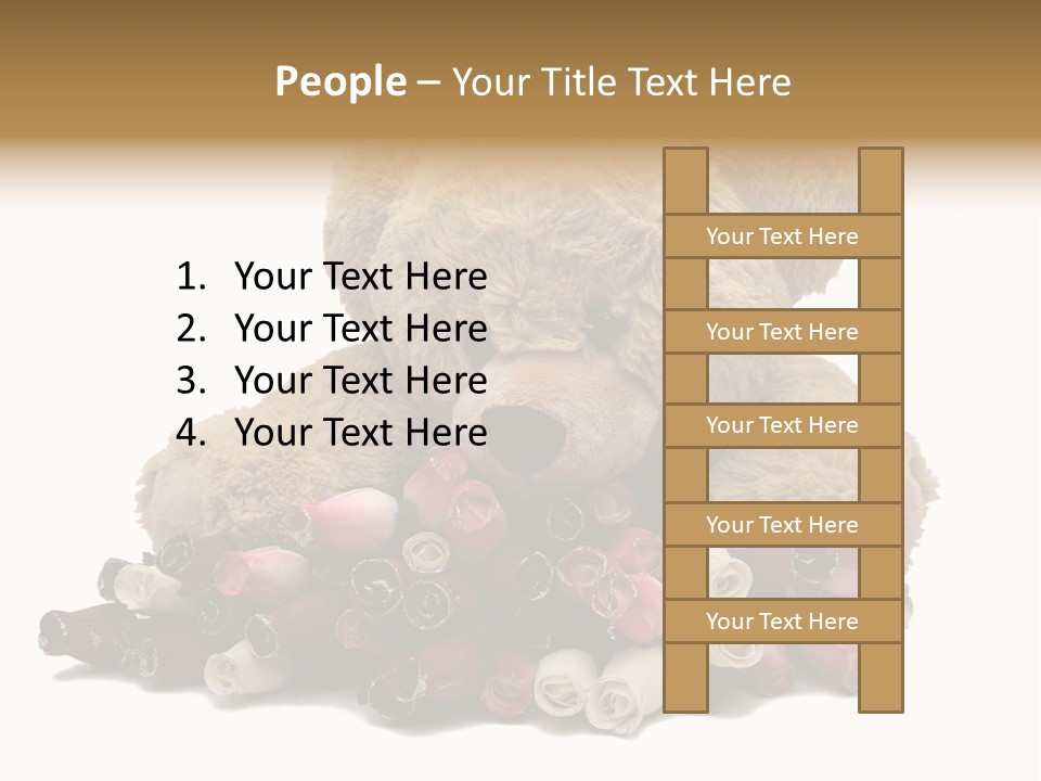 Rose Brown Toy PowerPoint Template