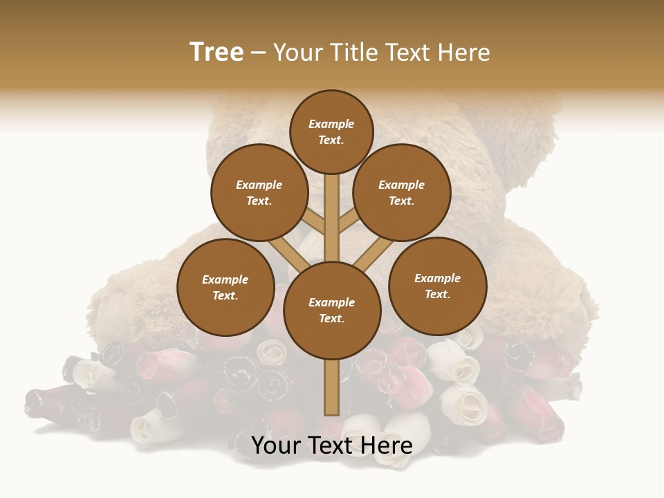 Rose Brown Toy PowerPoint Template