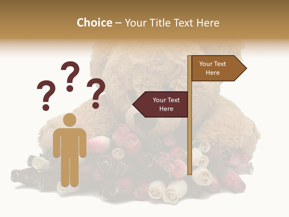 Rose Brown Toy PowerPoint Template