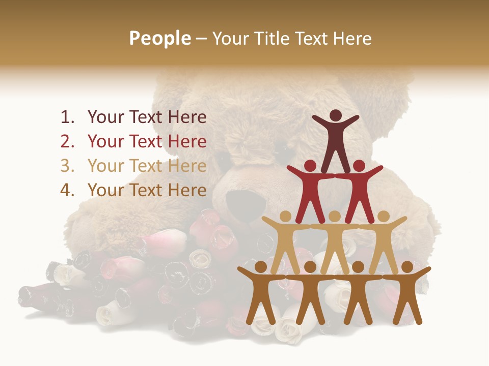 Rose Brown Toy PowerPoint Template