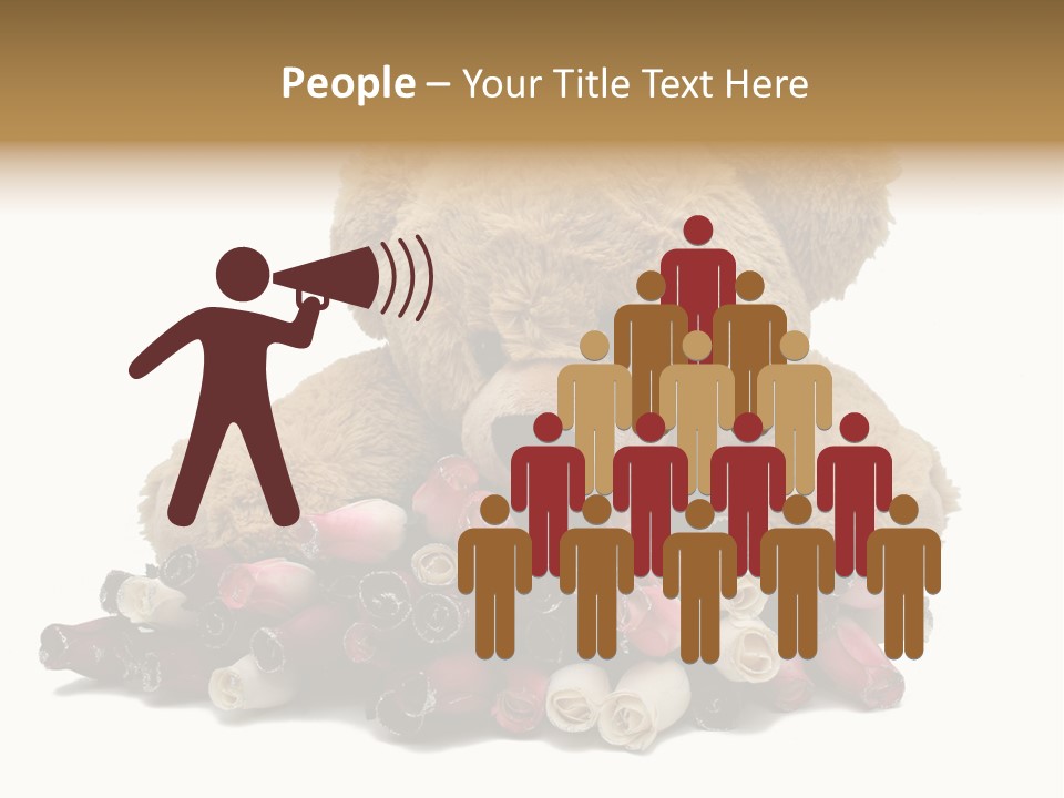 Rose Brown Toy PowerPoint Template