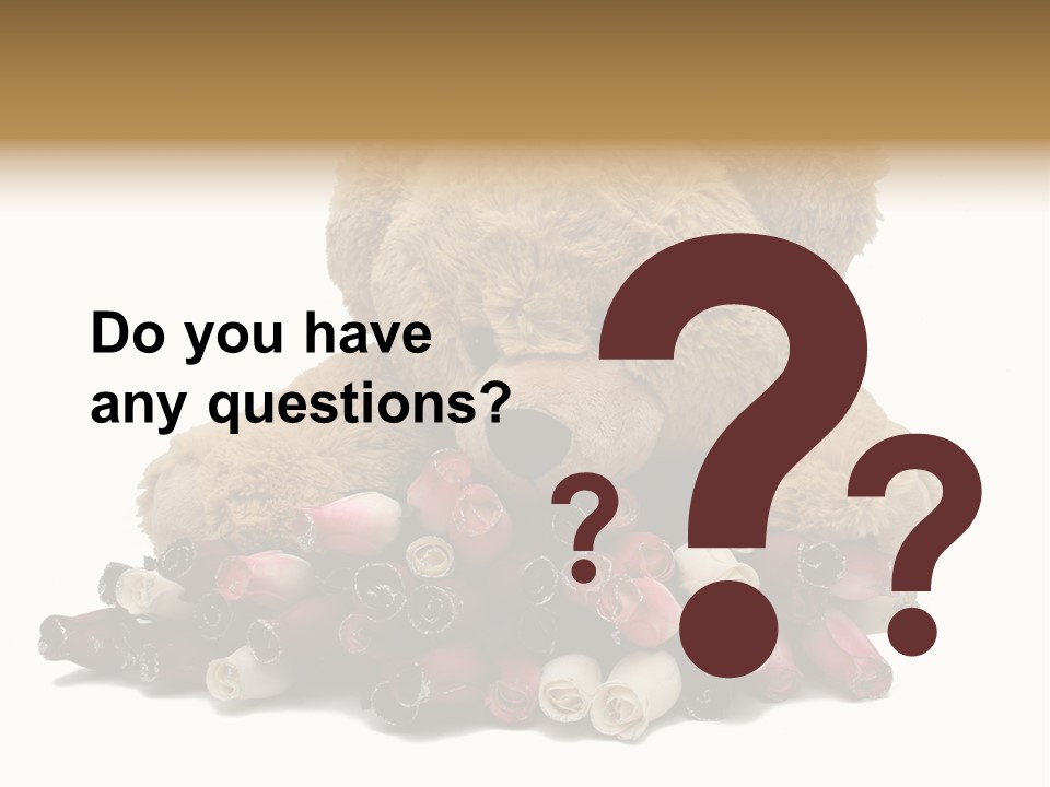 Rose Brown Toy PowerPoint Template