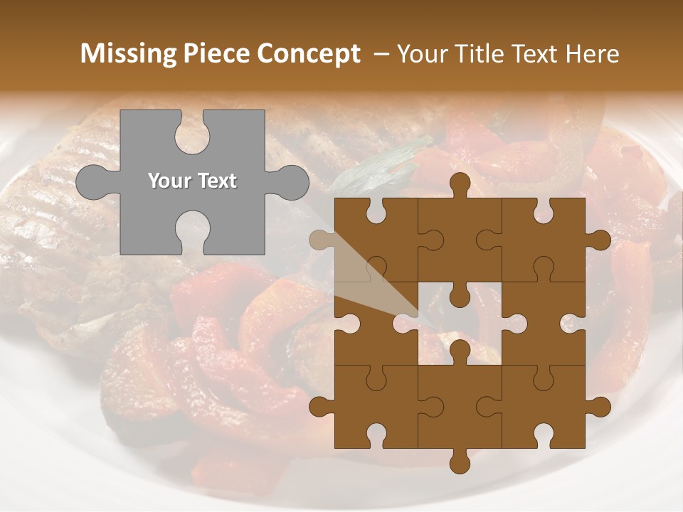 Broiled Overweight Salad PowerPoint Template