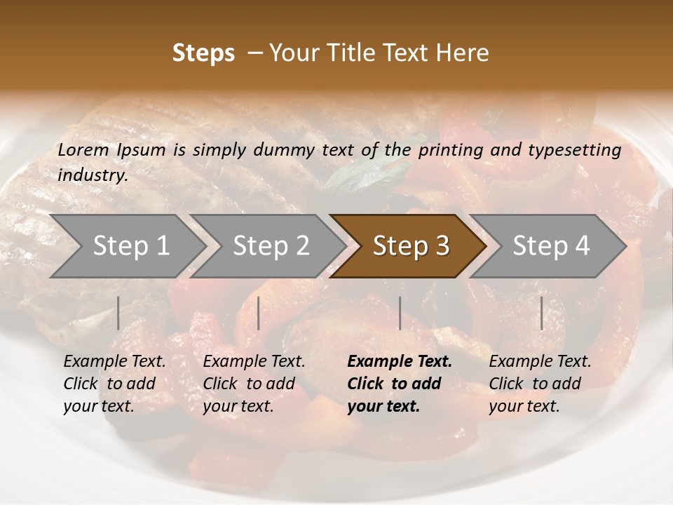 Broiled Overweight Salad PowerPoint Template