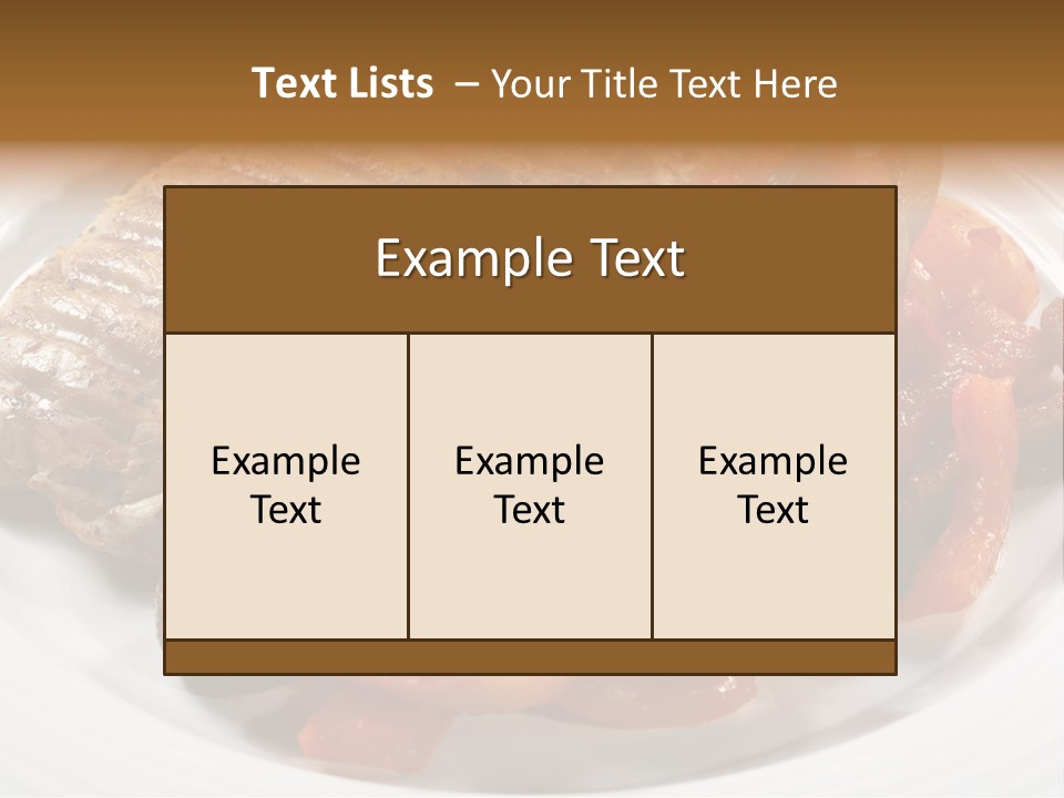 Broiled Overweight Salad PowerPoint Template