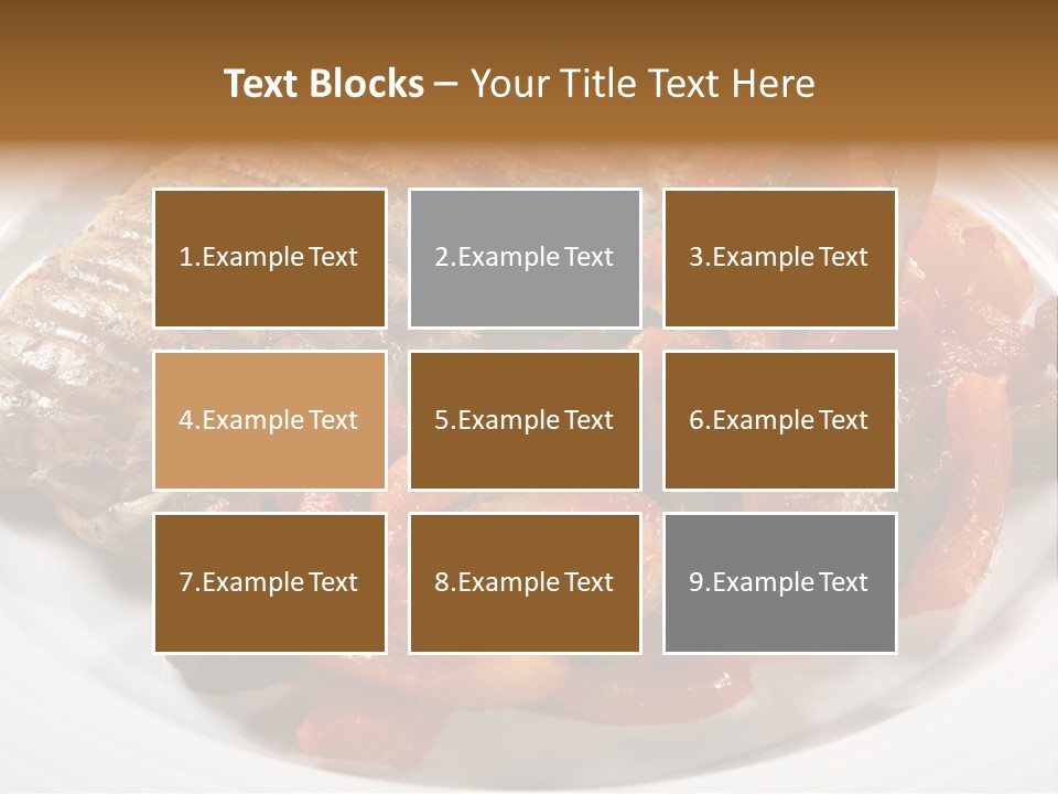 Broiled Overweight Salad PowerPoint Template
