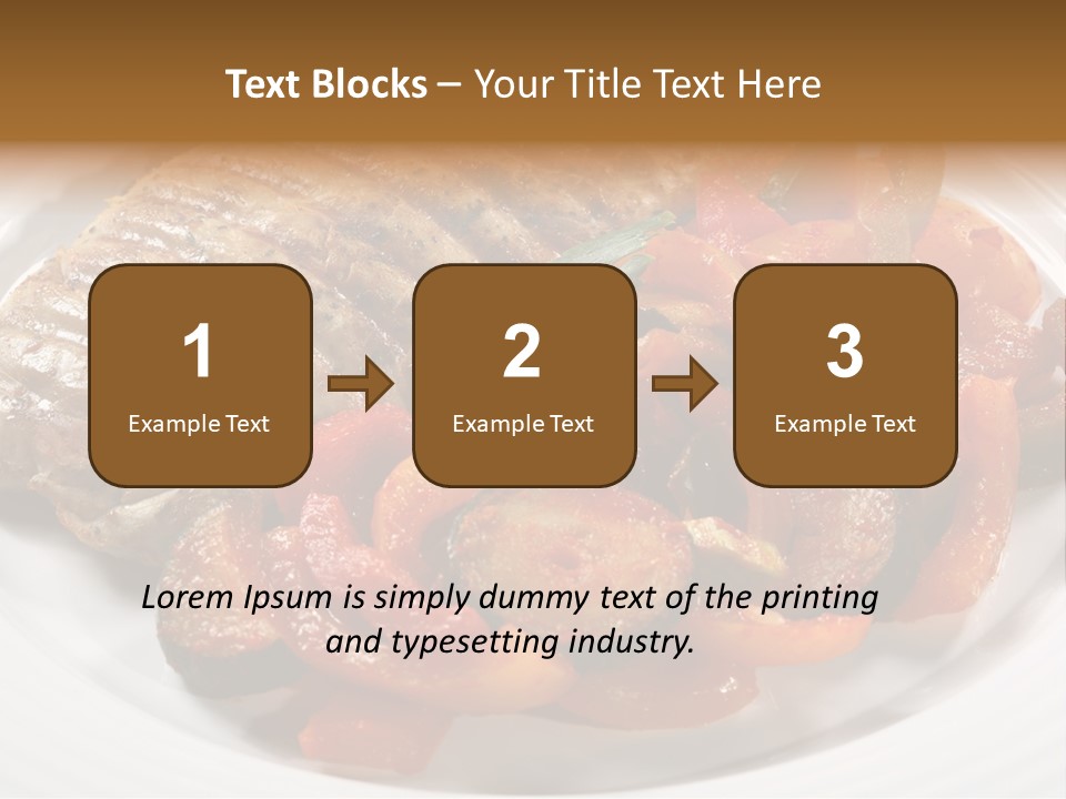 Broiled Overweight Salad PowerPoint Template