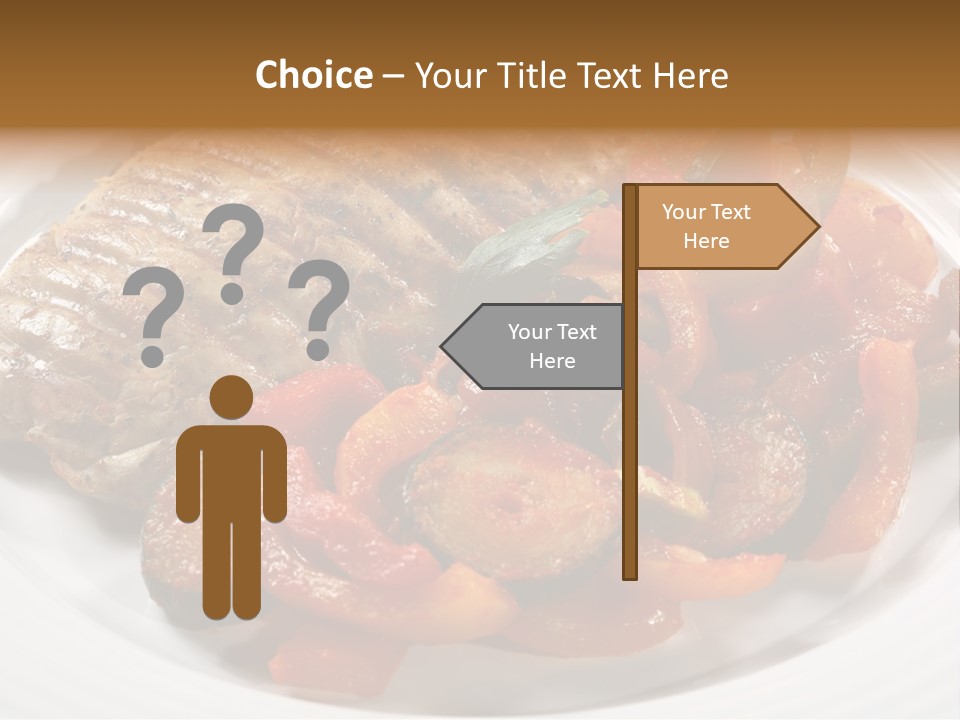 Broiled Overweight Salad PowerPoint Template