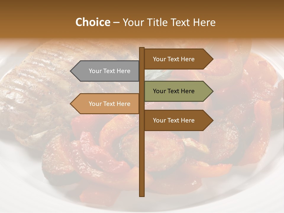 Broiled Overweight Salad PowerPoint Template