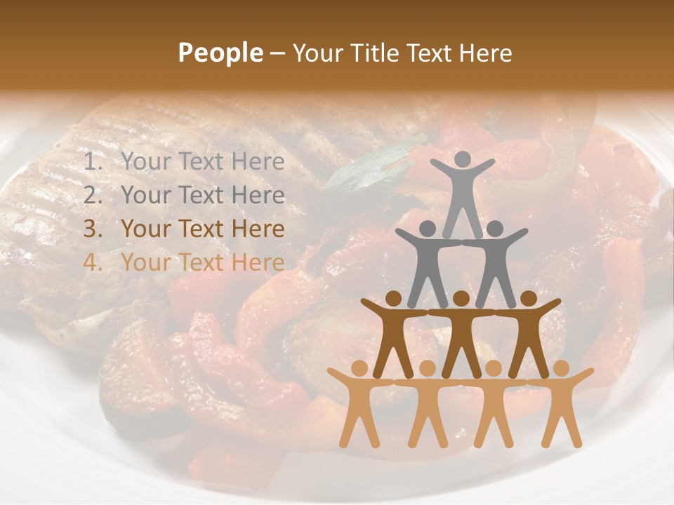 Broiled Overweight Salad PowerPoint Template