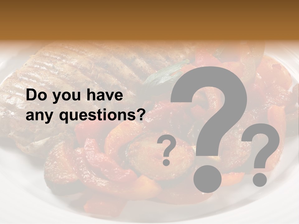 Broiled Overweight Salad PowerPoint Template