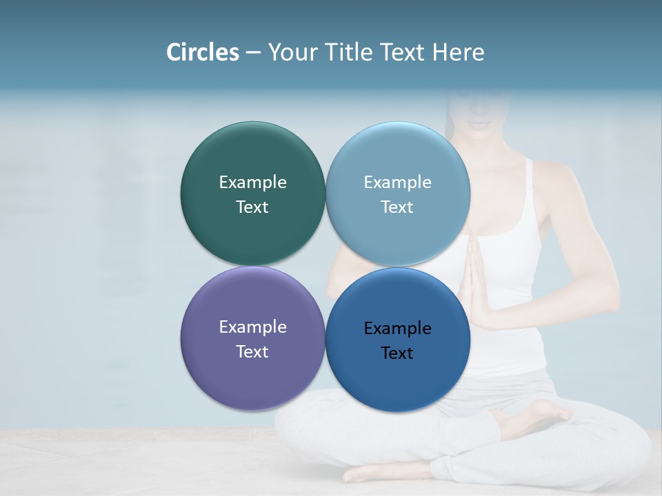 Full Length Female Horizontal PowerPoint Template