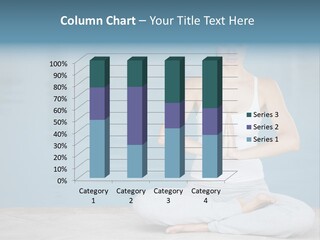 Full Length Female Horizontal PowerPoint Template