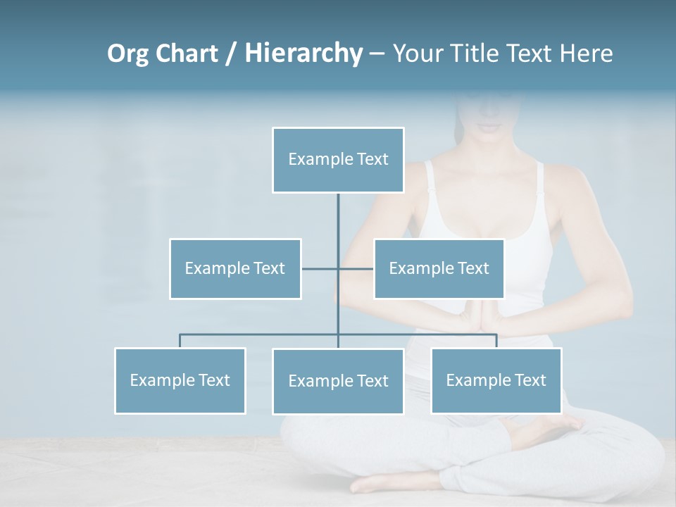 Full Length Female Horizontal PowerPoint Template