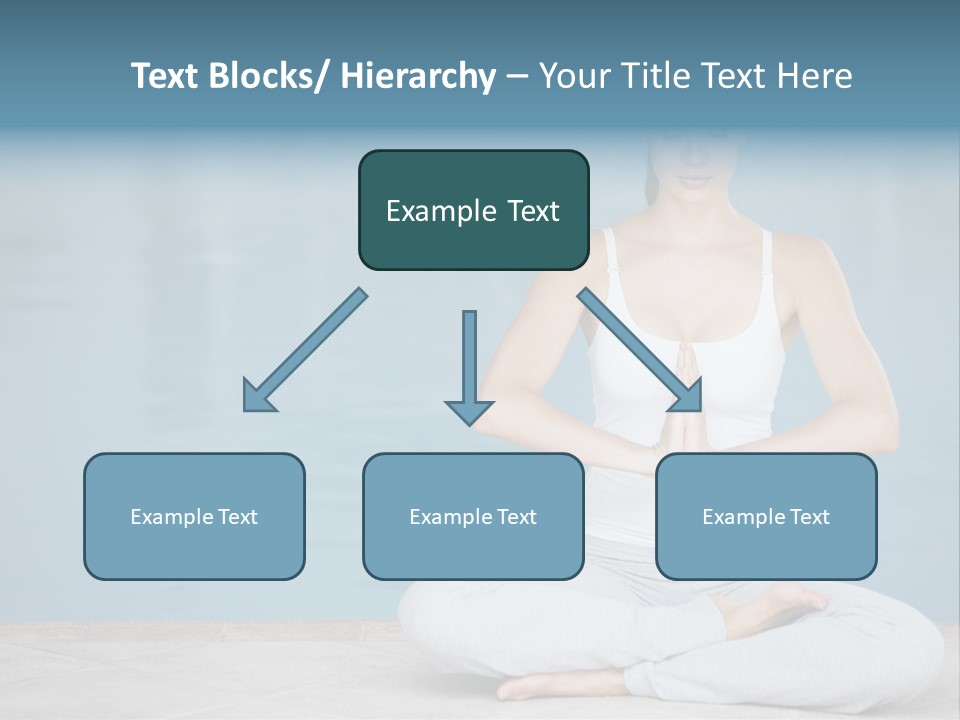 Full Length Female Horizontal PowerPoint Template