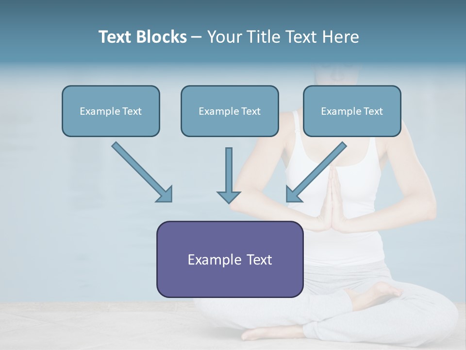 Full Length Female Horizontal PowerPoint Template
