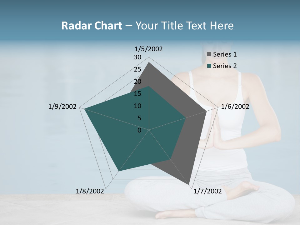 Full Length Female Horizontal PowerPoint Template