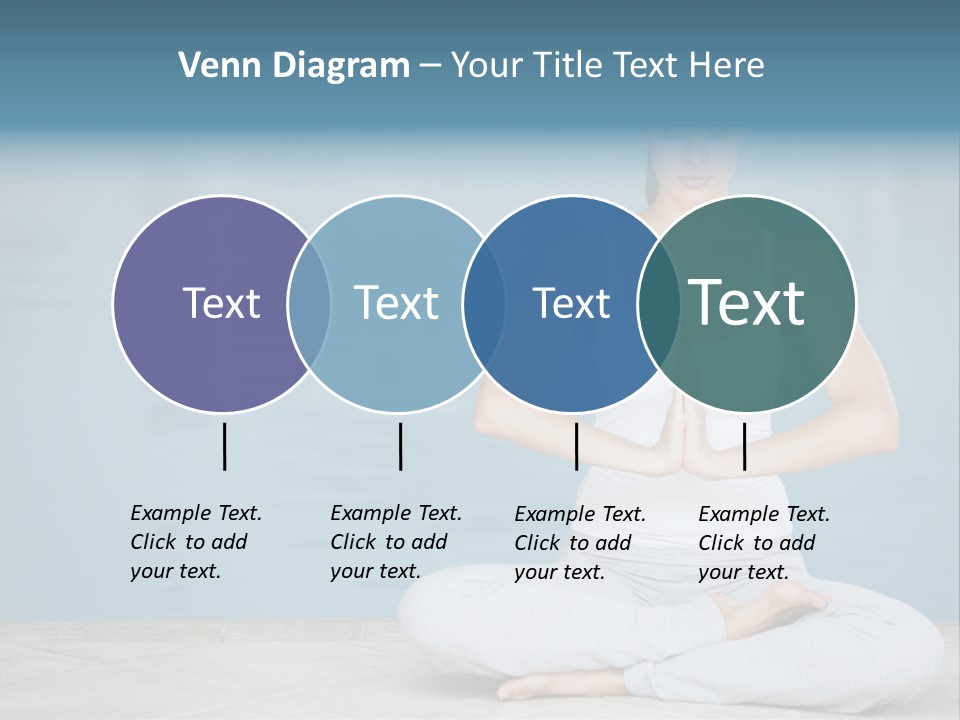 Full Length Female Horizontal PowerPoint Template