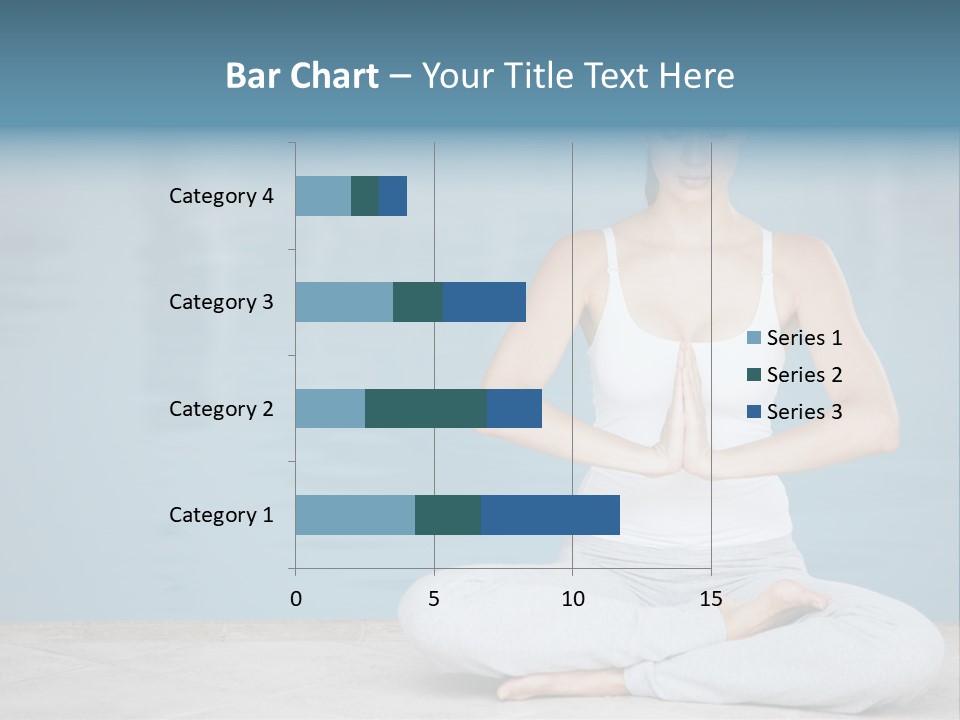 Full Length Female Horizontal PowerPoint Template