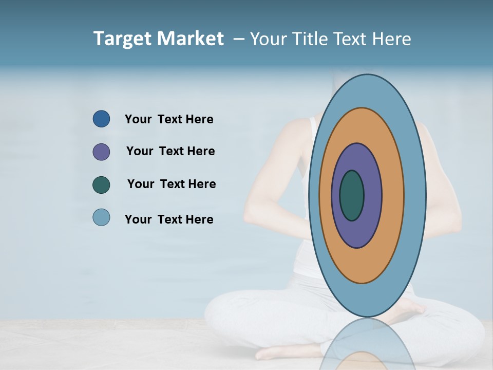 Full Length Female Horizontal PowerPoint Template