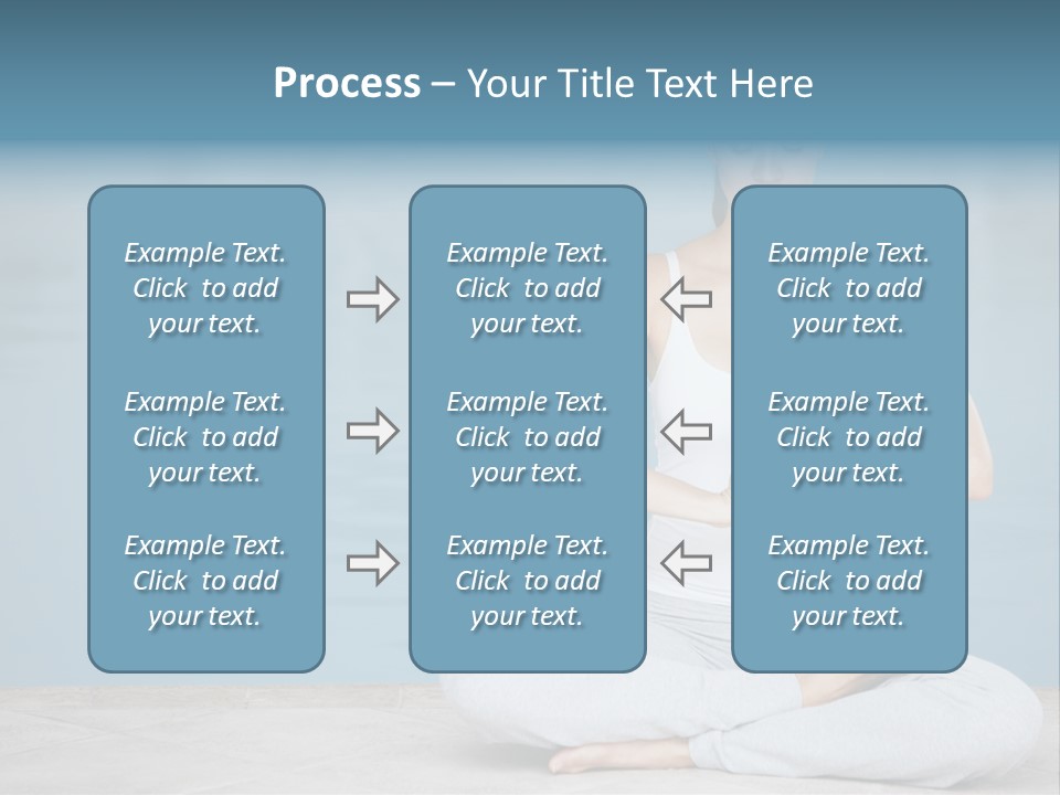 Full Length Female Horizontal PowerPoint Template