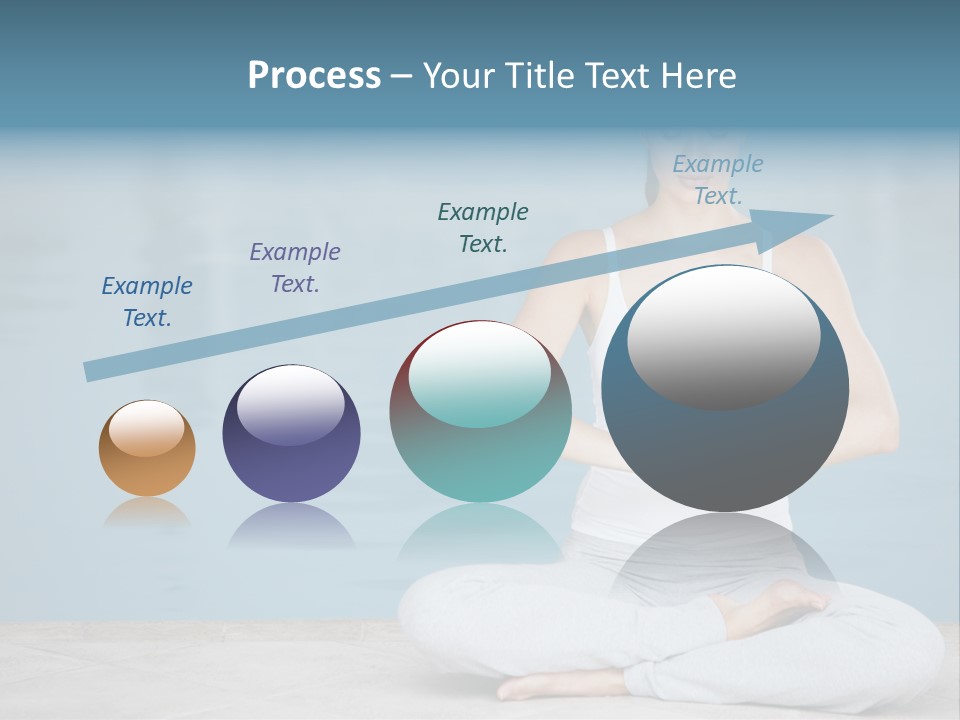 Full Length Female Horizontal PowerPoint Template