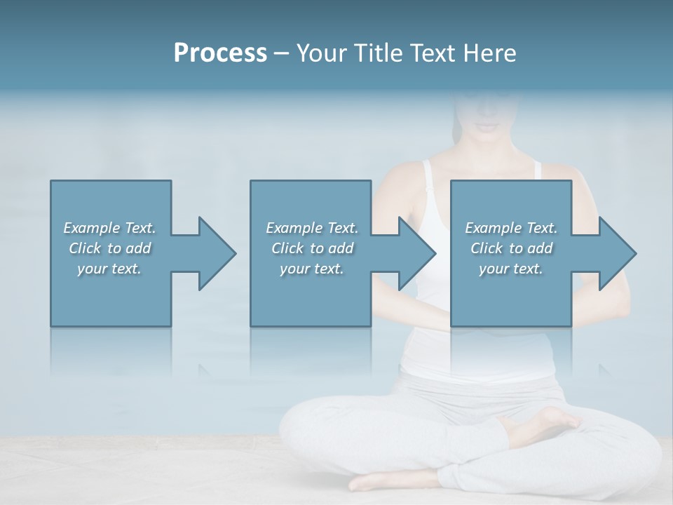 Full Length Female Horizontal PowerPoint Template