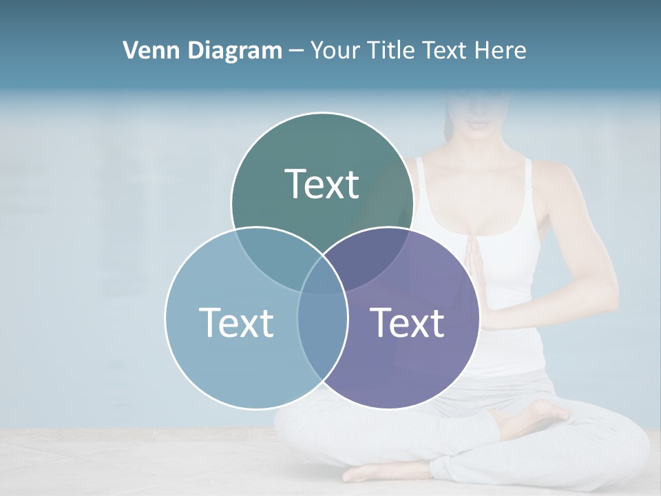 Full Length Female Horizontal PowerPoint Template