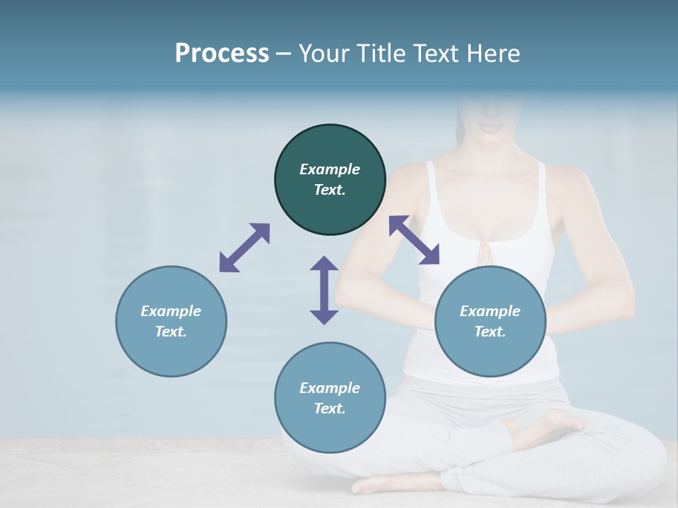 Full Length Female Horizontal PowerPoint Template