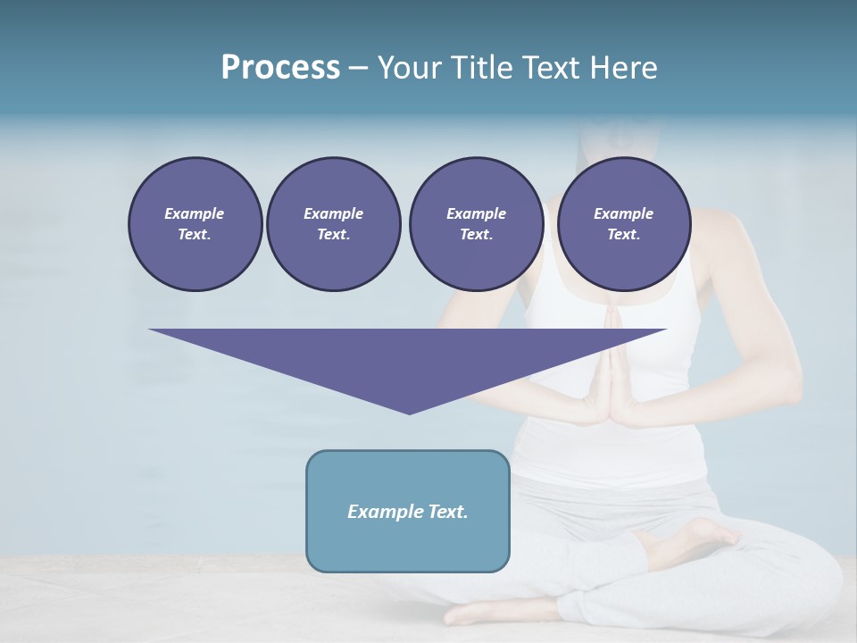 Full Length Female Horizontal PowerPoint Template