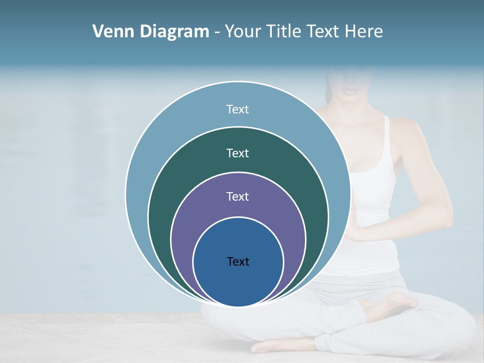 Full Length Female Horizontal PowerPoint Template