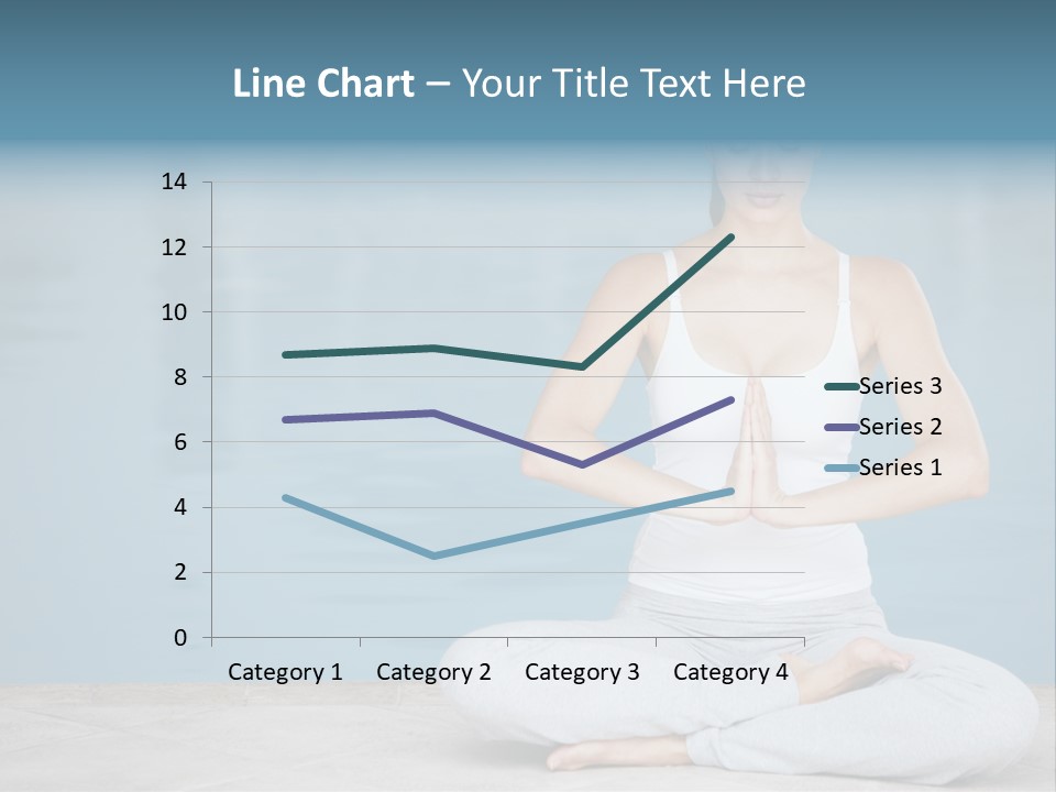 Full Length Female Horizontal PowerPoint Template