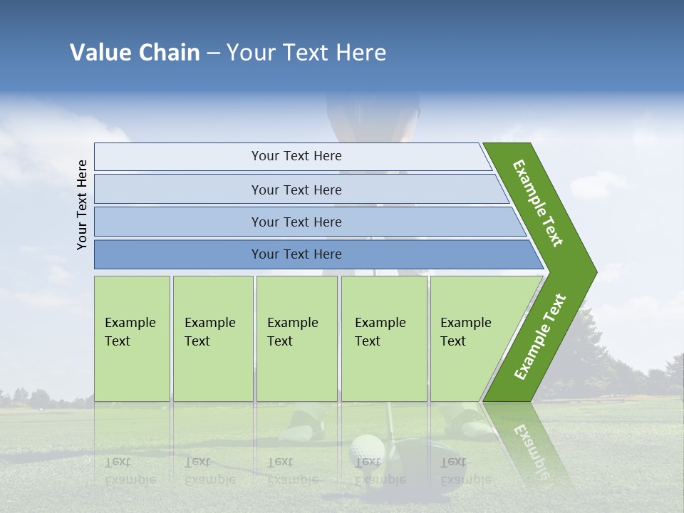 Training Putt Freedom PowerPoint Template