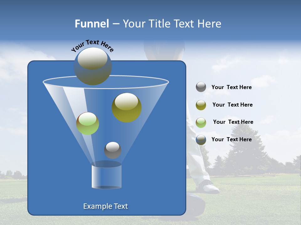 Training Putt Freedom PowerPoint Template