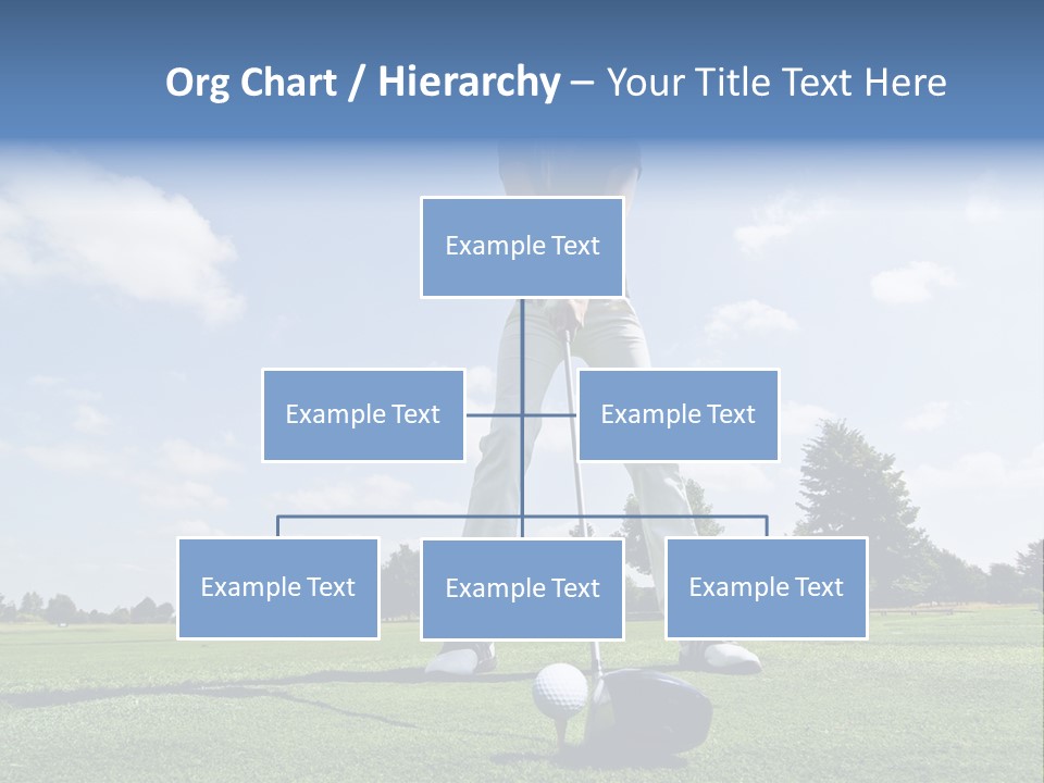 Training Putt Freedom PowerPoint Template