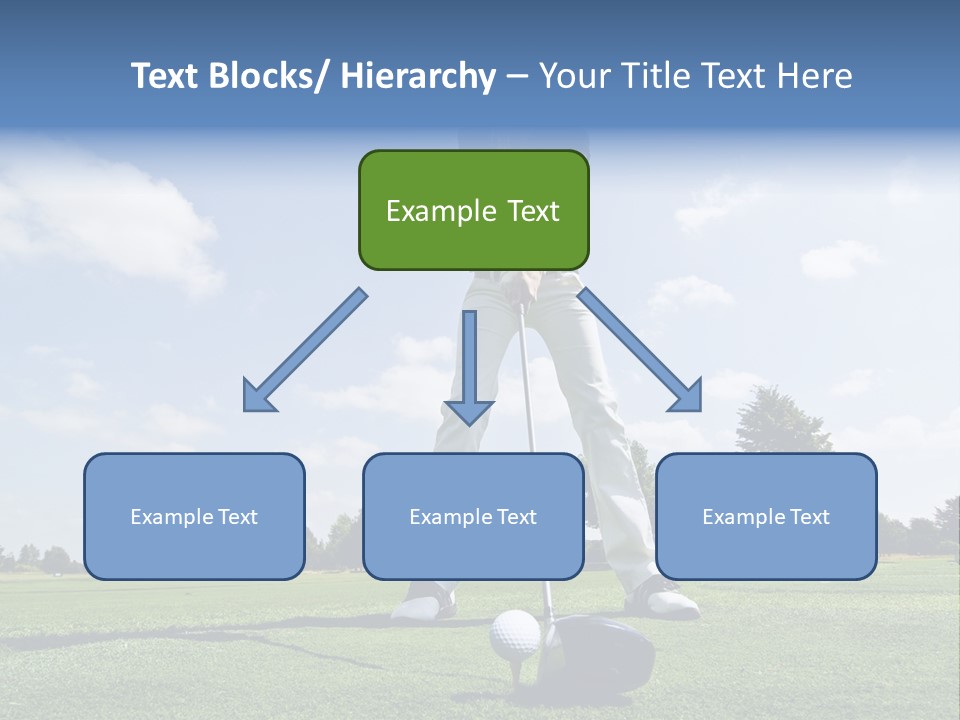 Training Putt Freedom PowerPoint Template