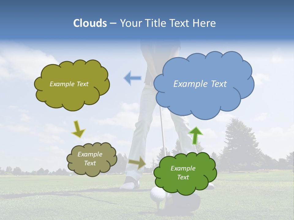 Training Putt Freedom PowerPoint Template
