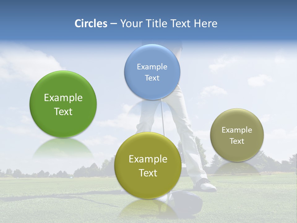 Training Putt Freedom PowerPoint Template
